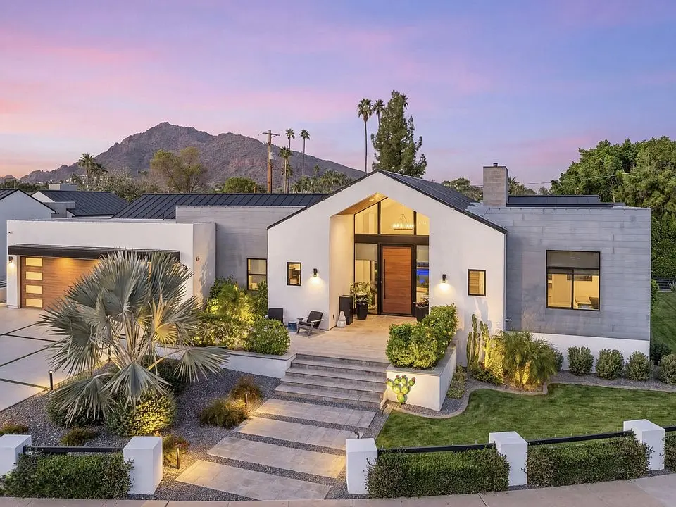 Modern Arizona home featured in a listing video produced by Brito Media